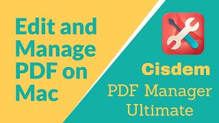 Cisdem PDF Manager Ultimate: Lifetime License