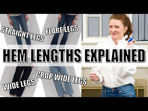 What Length To Wear Straight, Wide, Crop and Flare Leg...