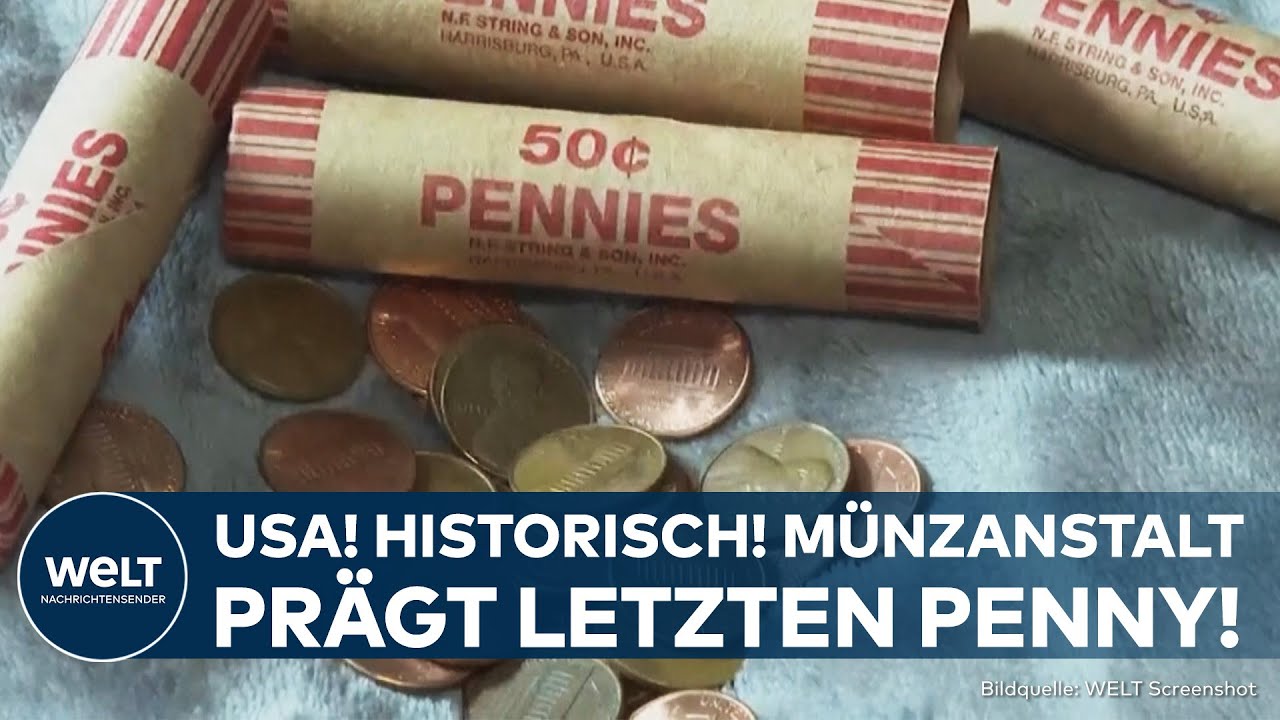 USA STOPPEN PENNY-PRODUKTION: Teure Herstellung und Milliarden im Umlauf führen zum Aus!