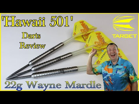 Target WAYNE MARDLE 'Hawaii 501' Darts Review