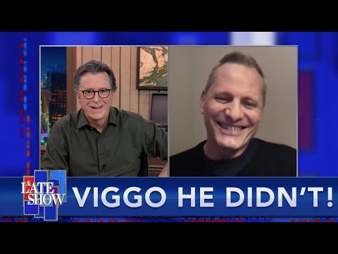 Viggo Mortensen在晚間節目中澄清了一些傳聞。 (Viggo Mortensen Clears Up Some Rumors On A Late Show)