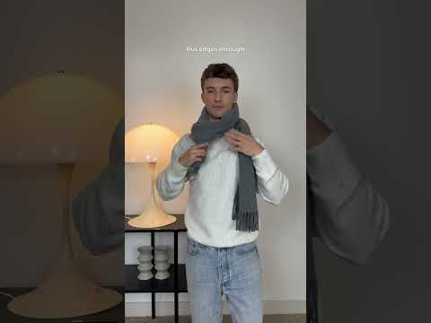 VIRAL SCARF HACK for Fall/Winter you need to see & save for later 🧣 SAVE FOR LATER 🫶🏻 #menswear