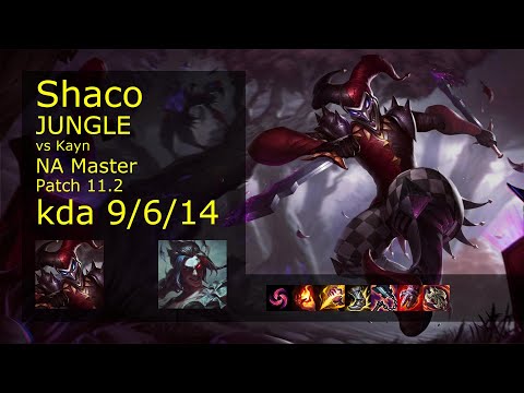 Shaco vs Kayn Jungle - NA Master 9/6/14 Patch 11.2 Gameplay