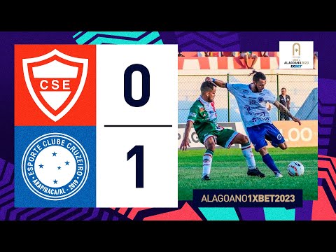 CSE x CRUZEIRO-AL | 4ª rodada | Alagoano 1XBET 2023 (AO VIVO COM IMAGENS)