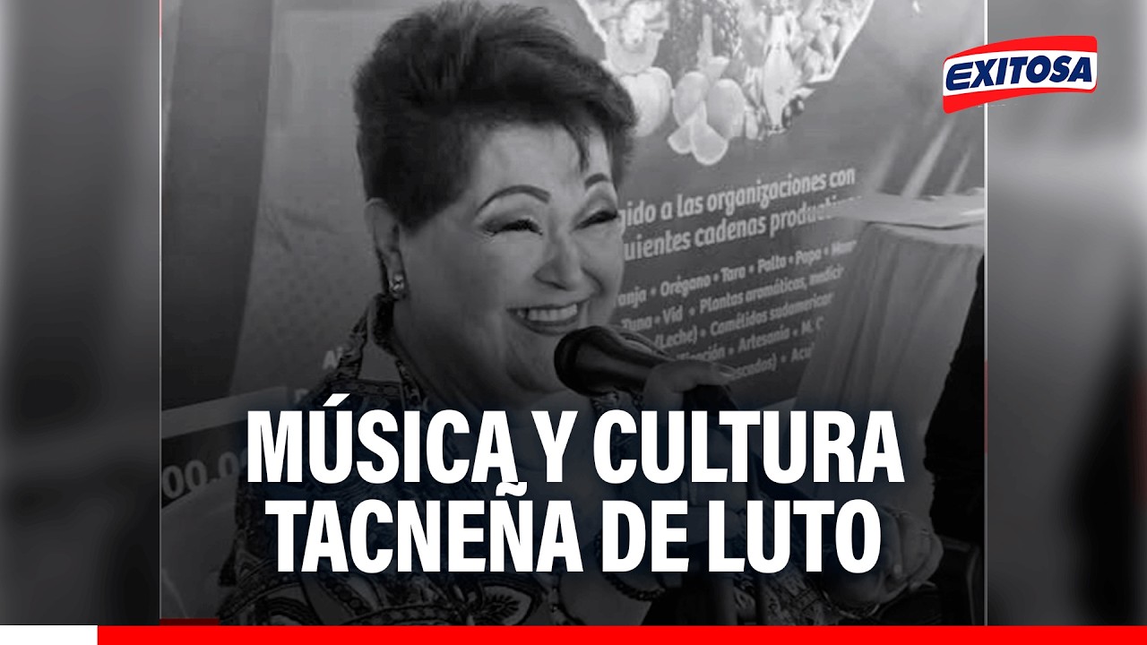 🔴🔵 Fallece 'charito Mistral', personalidad meritoria y voz del criollismo en Tacna