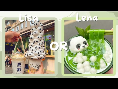 Lisa or lena || food edition pt6 🍰