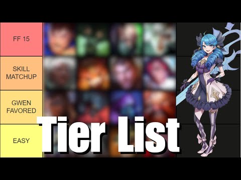 The Gwen Matchup Tierlist