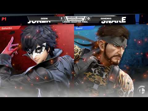 Arkade Smash Invitational Losers Quarters - Geeni (Snake) Vs. Gohenko (Joker)