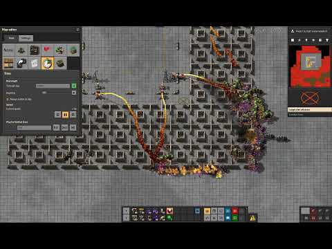 Factorio: Cheap and tileable death-world wall defense