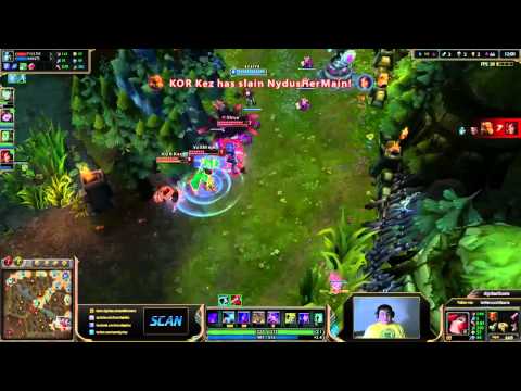 Scarra plays Miss Fortune with Zyra vs Draven Taric bot lane