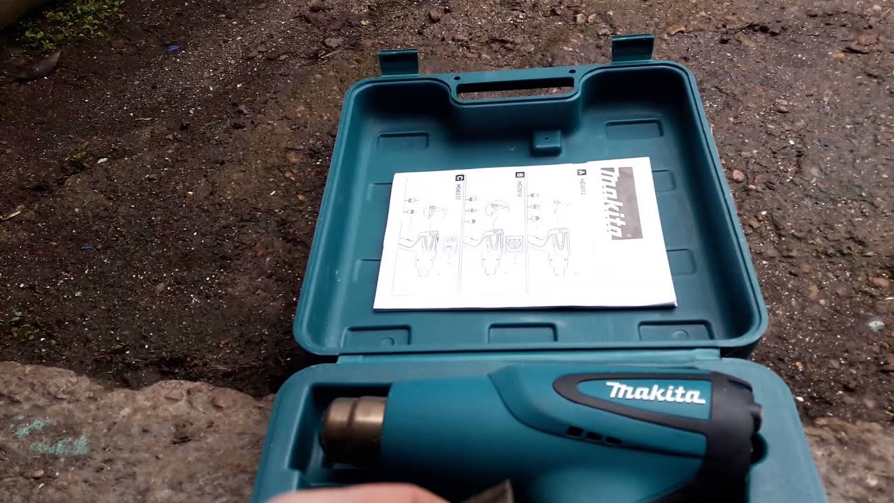 Фен технический Makita HG5012K  1600Вт 350/500С 350/500л/мин в кейсе +насадки