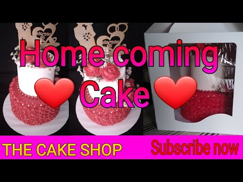 Homecoming Cake ❤️❤️ | @THE_CAKE_SHOP_1 | Subscribe now