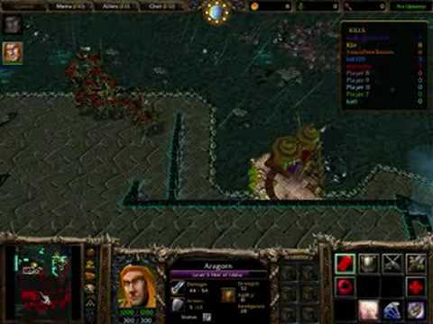 Warcarft 3 reighn of chaos Helms Deep Hero Siege