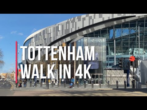 TOTTENHAM, LONDON, WALK 4K