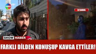 Afrikalı sürücü ve Türk kuryenin şerit tartışması!