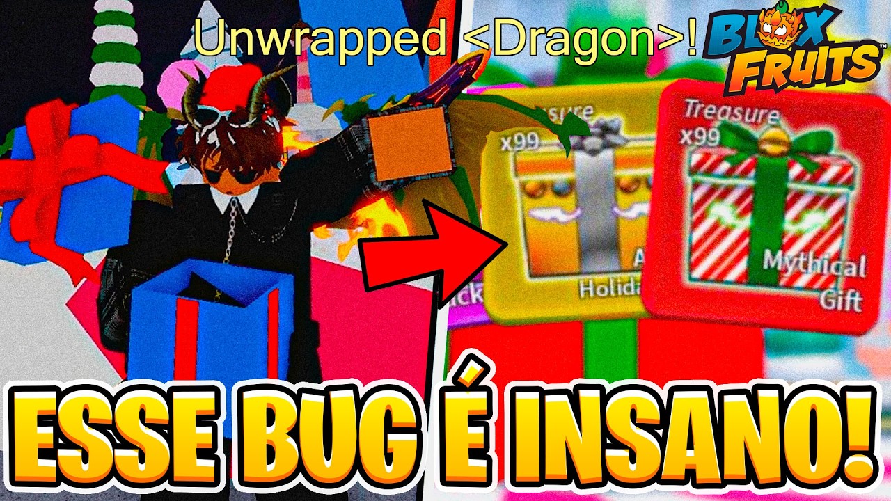 🎁 BUG DE *PRESENTES INFINITOS* no NATAL do BLOX FRUITS?! (USE ANTES QUE ACABE!) 😱🔥 - Blox Fruits