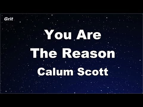 Karaoke♬ You Are The Reason - Calum Scott 【No Guide Melody】 Instrumental