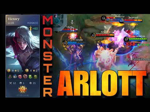 UNKILLABLE ARLOTT BUILD | ARLOTT MLBB | MLBB | ARLOTT GAMEPLAY