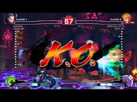 SSF4 Rank Match  tiaflatte (RO)  vs  JIROchan 0110 (KE)