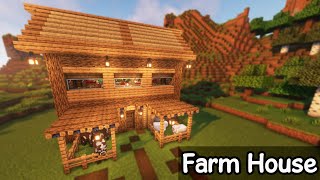 Minecraft: How To Build Survival Farm House