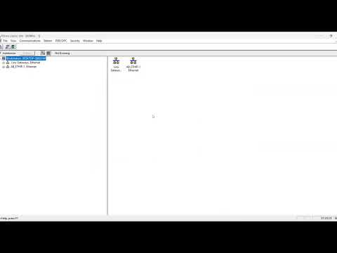 How to connect Micrologix 1400 PLC to RSLogix 500 software