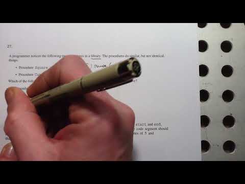 AP CSP Semester Exam Review/Practice 25-36