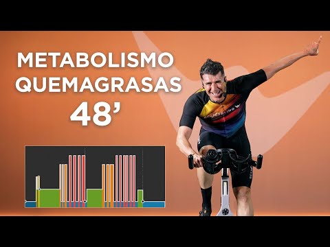 Clase completa ciclo indoor quemagrasas en 48 minutos