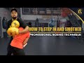 How To step in and smother  { Professional Boxing technique} ft.2 time national champion from India!