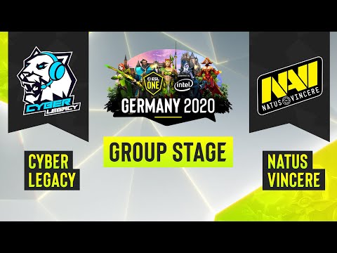 Dota2 - Cyber Legacy vs. Natus Vincere - Game 1 - ESL One Germany 2020 - Group Stage