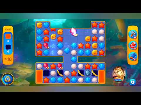 фишдом 2022 # 10622 уровень - прохождение без бустеров # Fishdom,  10622  level - no Boosters.