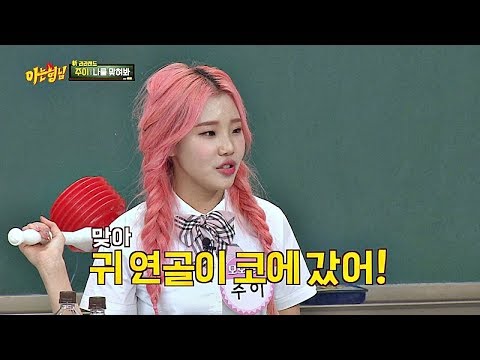 (코밍아웃) 대모험 떠난 모모랜드 주이(MOMOLAND JooE)의 귀 연골~⊙_＜ 아는 형님(Knowing bros) 135회