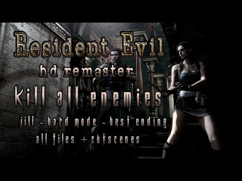 Kill All Enemies - Jill - Hard Mode - Resident Evil HD Remaster