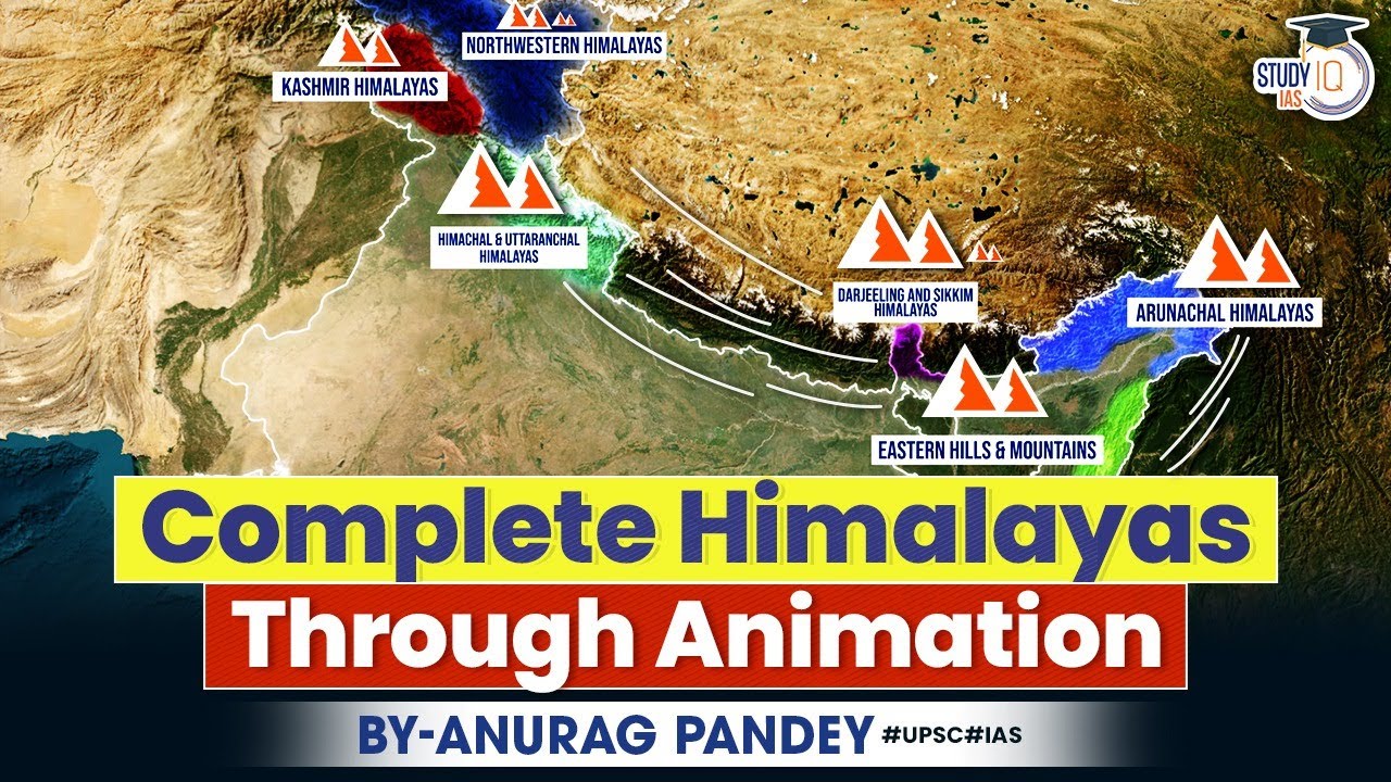 Geology explanation of Greater Lesser and Shiwalik ranges