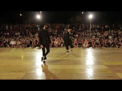 Daniil & Ksenia -  Solo Jazz show (VF from behind)