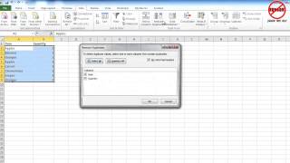 How to Remove Duplicates in an Excel List