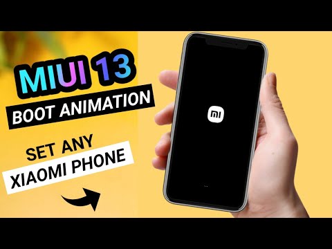 how to install MIUI 13 Boot animation in any XIAOMI PHONE || install MIUI 13 Boot animation