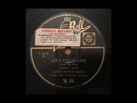 Let's Fall In Love - Annette Hanshaw (1934)