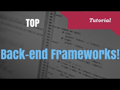 Top Back-End Web Development Frameworks in 2017