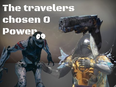 Destiny 2 Can the Travelers chosen(0 power) do any damage?