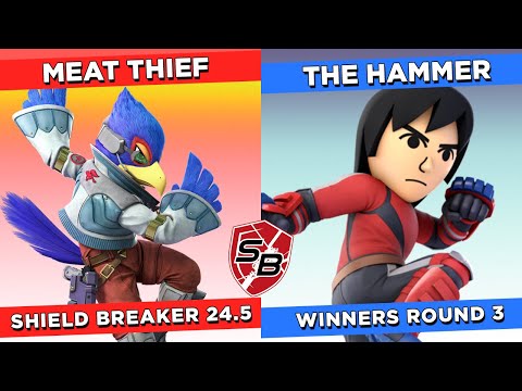 Shield Breaker 24.5 Meat Thief (Falco) Vs. The Hammer (Mii Brawler)