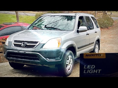 2002 - 2006 Honda CRV Headlight Bulb Replacement With AUXITO LED