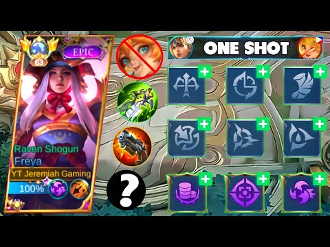 NEW HIGH DAMAGE BUILD FOR FREYA & EMBLEM SET | FREYA BEST BUILD 2023 | MUST WATCH | MLBB