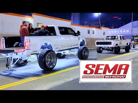 SEMA 2022 Parade!! Trucks, Cars, Jeeps & more!