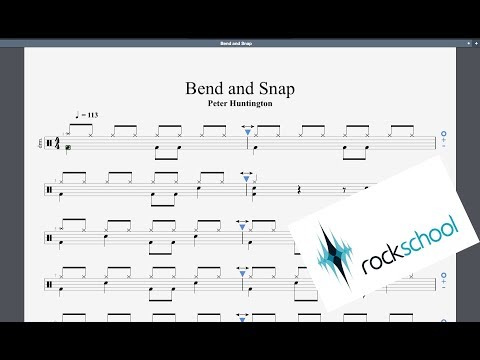 Bend and Snap Rockschool Grade 1 Drums