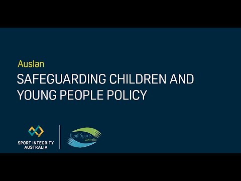 How to Sign Safeguarding in Auslan
