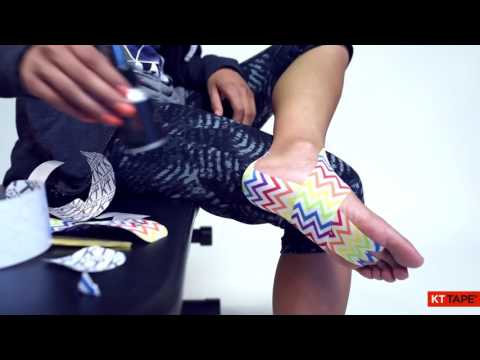 KT Tape - Kinesiology Taping Instructions for Plantar Fasciitis