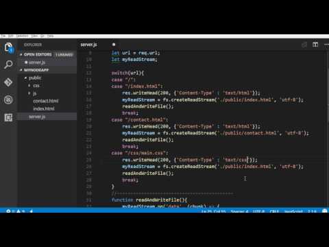 Node.js A to Z - Video 19: Routing