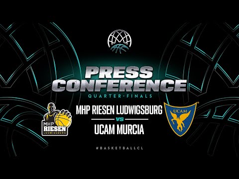 MHP RIESEN Ludwigsburg v UCAM Murcia - Press Conference | BCL 2023-24