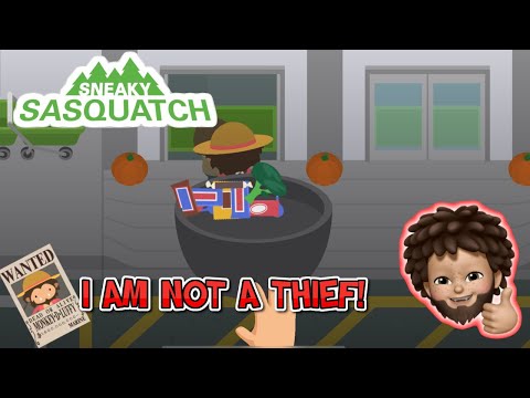 Sneaky Sasquatch - I am not a thief!!!