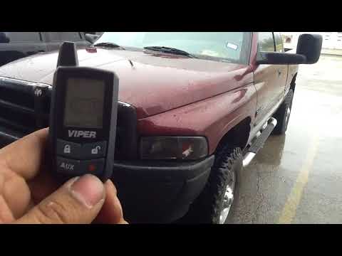 2001 Dodge Ram Cummins diesel viper remote start alarm 5305v pager